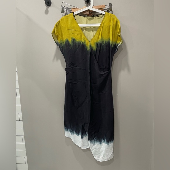 Zara Tie-Dye Print Midi Dress
